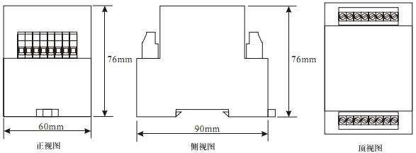 RDL-D外形及開(kāi)孔尺寸