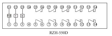  RZH-D產(chǎn)品內(nèi)部接線圖