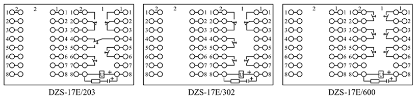 DZS-17E/600內(nèi)部接線圖