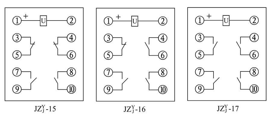 JZY-15,JZJ-15內部接線圖