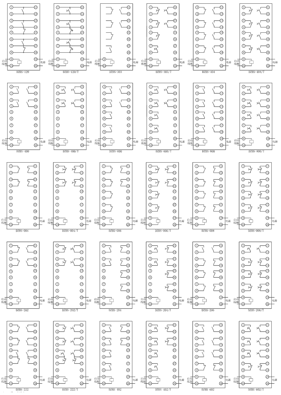 DZBS-004內(nèi)部接線圖