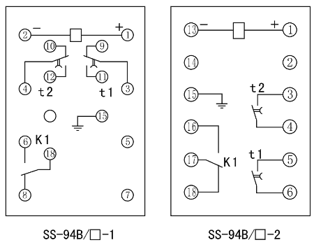 SS-94B/1-2內(nèi)部接線圖