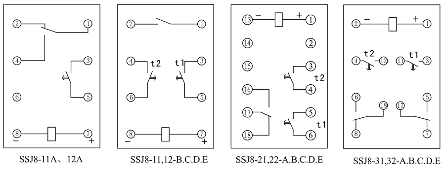 SSJ8-21D內(nèi)部接線(xiàn)圖