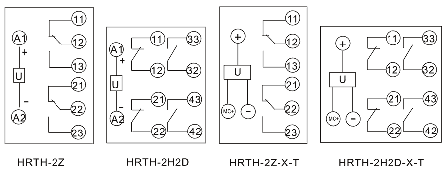 HRTH-Y-2Z內部接線圖