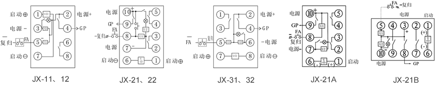 JX-32內(nèi)部接線圖